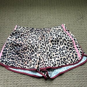The Upside Leopard Print Athletic Shorts